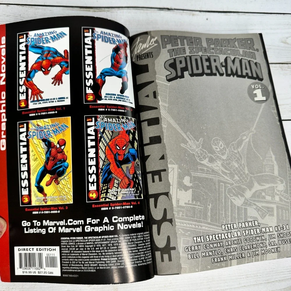 Essential Peter Parker The Spectacular Spider-Man Vol 1 Marvel‎ Comics Paperback